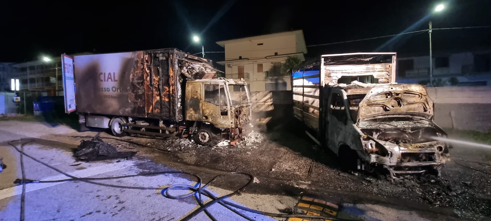 Notte di fuoco a Francavilla Marittima