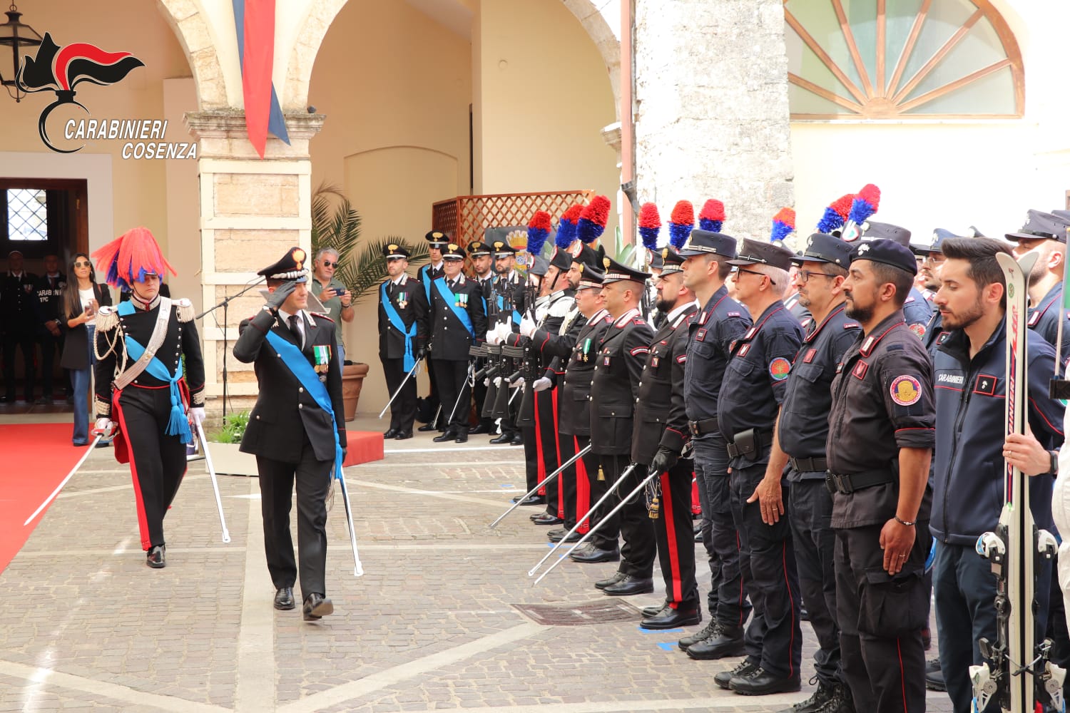 Cerimonia a Cosenza per i 209 anni dell’Arma dei Carabinieri