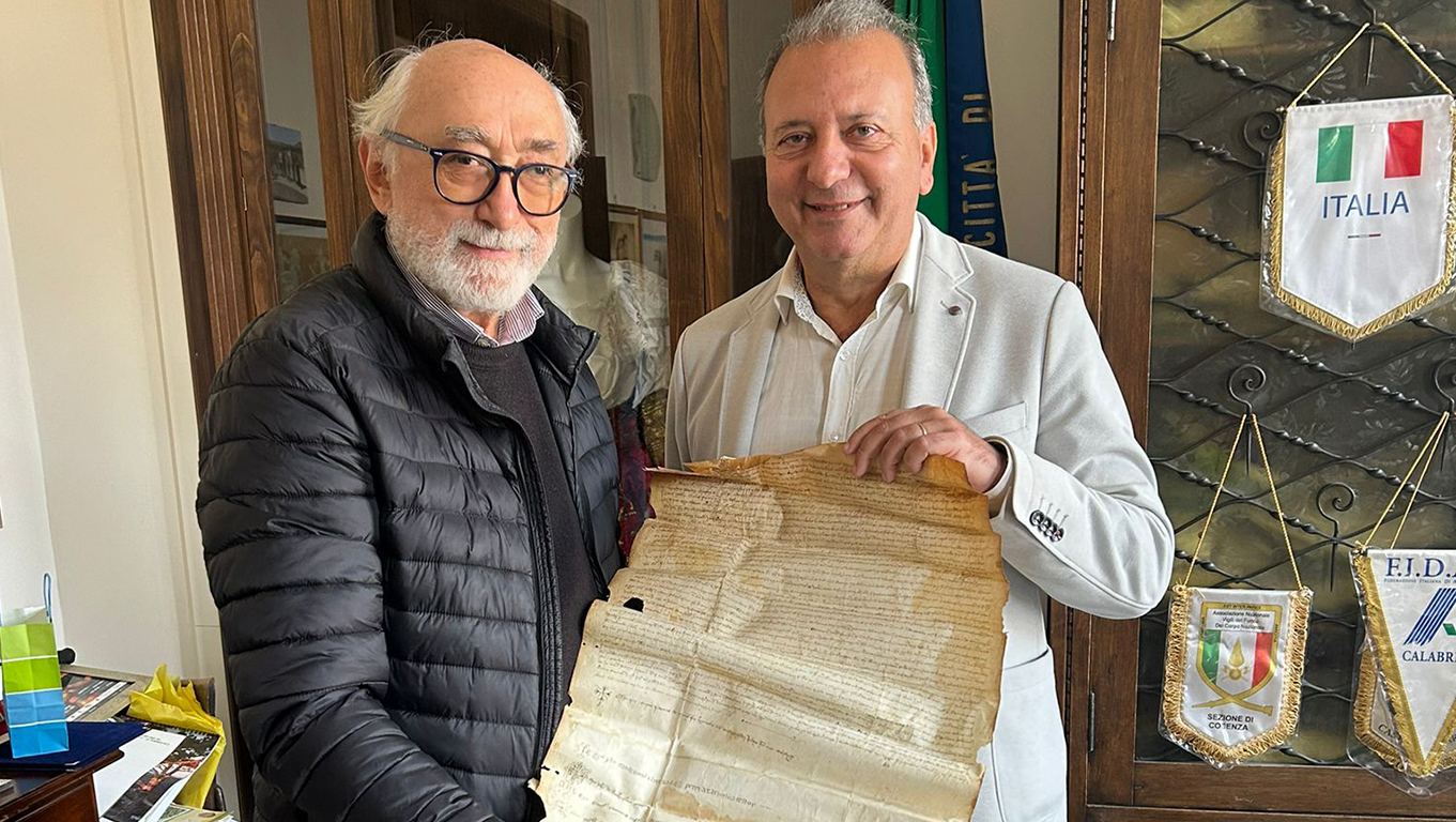 Castrovillari: sei nuove pergamene arricchiscono il patrimonio documentale della città