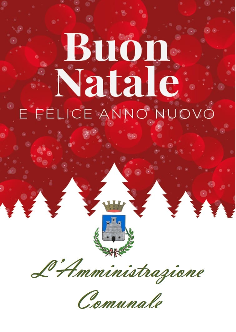 L’amministrazione comunale augura a tutti buone feste